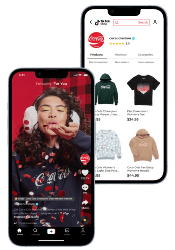 Coke Store — TikTok Shop and social commerce experience